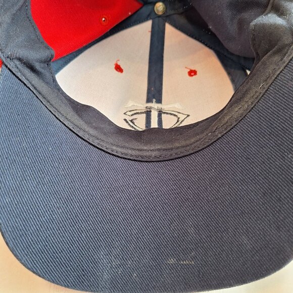 Vintage '47 Minnesota Twins Baseball Cap Hat Navy White Adjustable Strap Back - Picture 8 of 9